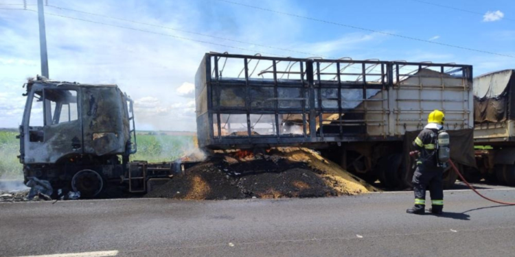 carreta-carregada-com-soja-pega-fogo-na-br-060