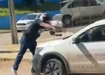 homem-quebra-vidro-de-carro-apos-suposta-briga-de-transito-em-niquelandia