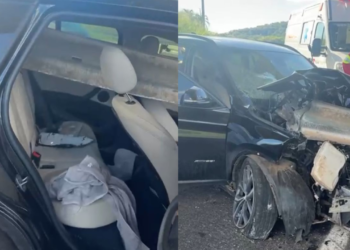defensa-metalica-atravessa-carro-e-fere-jovem-na-br-153;-veja-video