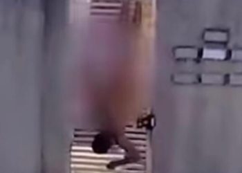 homem-tenta-invadir-casa-da-ex,-fica-nu-e-preso-pelas-calcas-em-aguas-lindas-de-goias