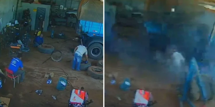homem-morre-apos-explosao-de-pneu-durante-calibragem-em-oficina-de-matrincha