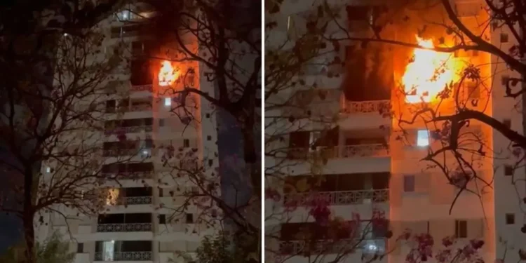 incendio-atinge-apartamento-em-goiania