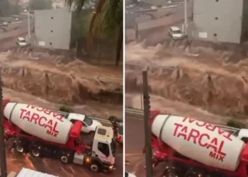 muro-desaba-com-a-forca-da-chuva-na-marginal-botafogo-em-goiania;-video