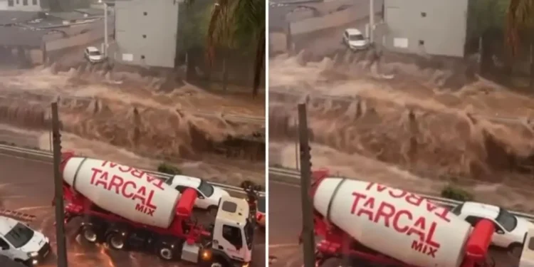 muro-desaba-com-a-forca-da-chuva-na-marginal-botafogo-em-goiania;-video