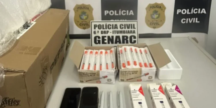 mulher-e-presa-por-comercio-ilegal-de-canetas-emagrecedoras,-nesta-quarta-(15)