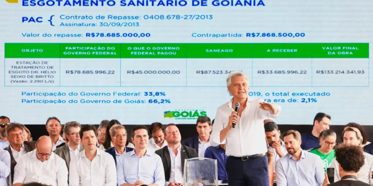 em-tom-politico,-caiado-critica-governo-lula-em-inauguracao-de-ete