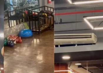alunos-denunciam-vazamento-e-possiveis-falhas-estruturais-em-academia-de-shopping-em-goiania