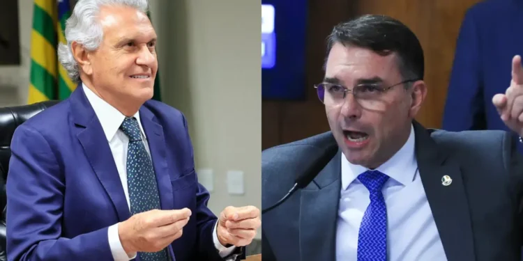 aliados-de-flavio-bolsonaro-sugerem-ronaldo-caiado-para-seguranca