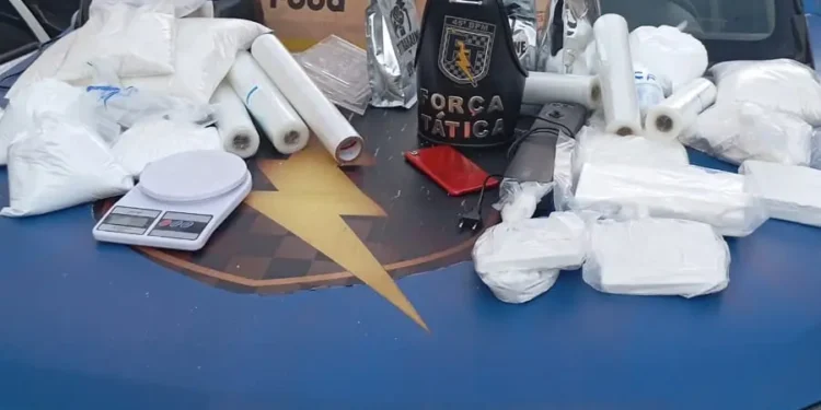 pm-apreende-r$-1,2-milhao-em-cocaina-e-desarticula-laboratorio-de-drogas-em-aparecida-de-goiania