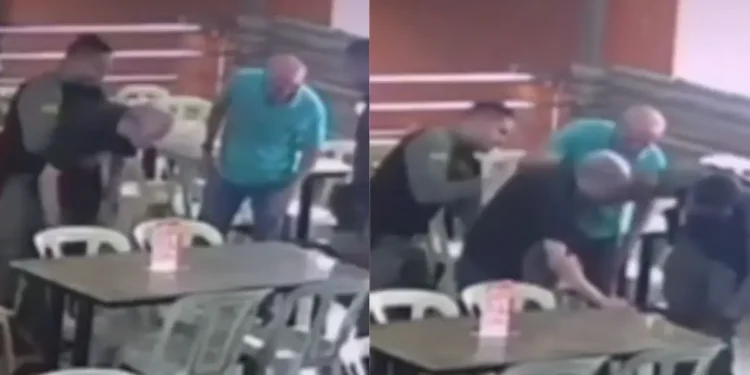 idoso-e-salvo-por-policiais-apos-engasgo-em-restaurante-no-centro-de-goiania