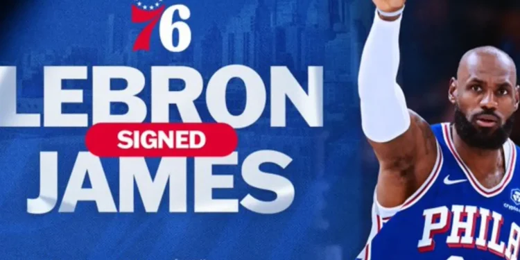 de-casa-nova:-lebron-e-apresentado-pelos-76ers