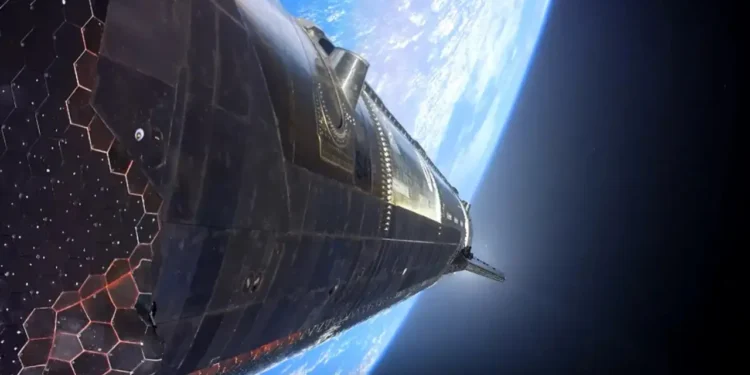 starship,-da-spacex,-entra-na-orbita-da-terra-pela-primeira-vez-em-voo-historico