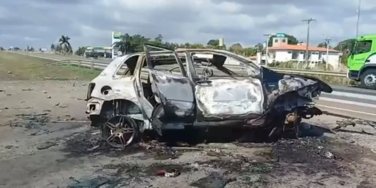 homem-morre-apos-carro-capotar-e-pegar-fogo-na-br-050,-em-ipameri
