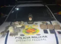 pm-apreende-5-kg-de-maconha,-cocaina-e-125-municoes-durante-ocorrencia-no-recanto-das-emas-(df)