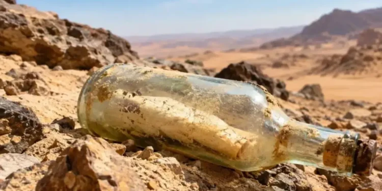 garrafa-encontrada-no-deserto-do-egito-revela-mensagem-escrita-em-1977
