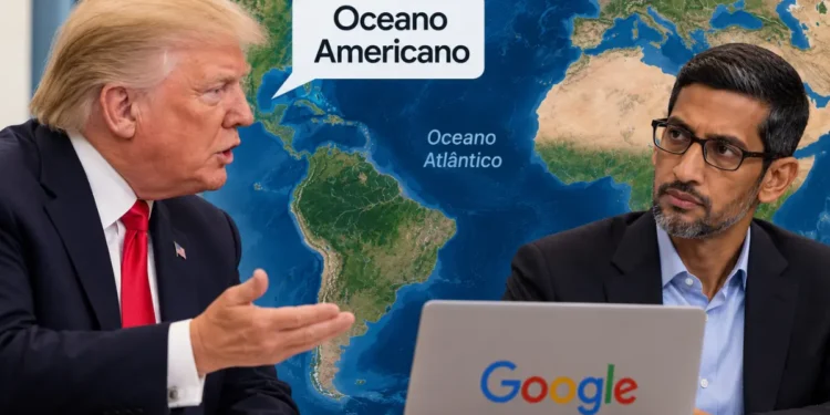 google-recusa-pedido-de-trump-para-mudar-nome-do-oceano-atlantico-para-“oceano-americano”